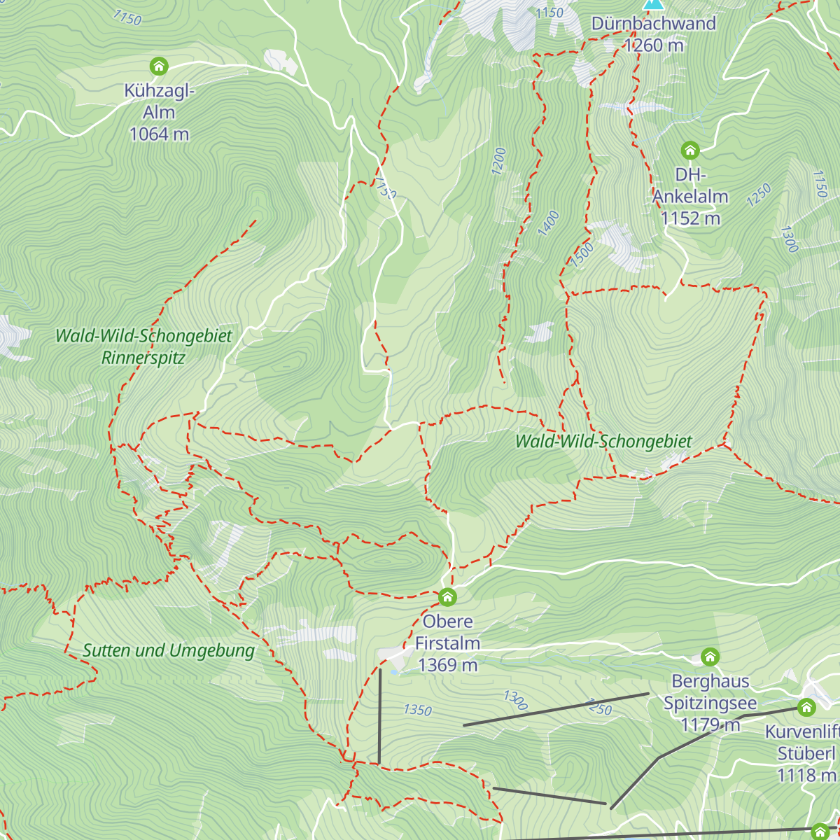 Freudenreich-Alm map