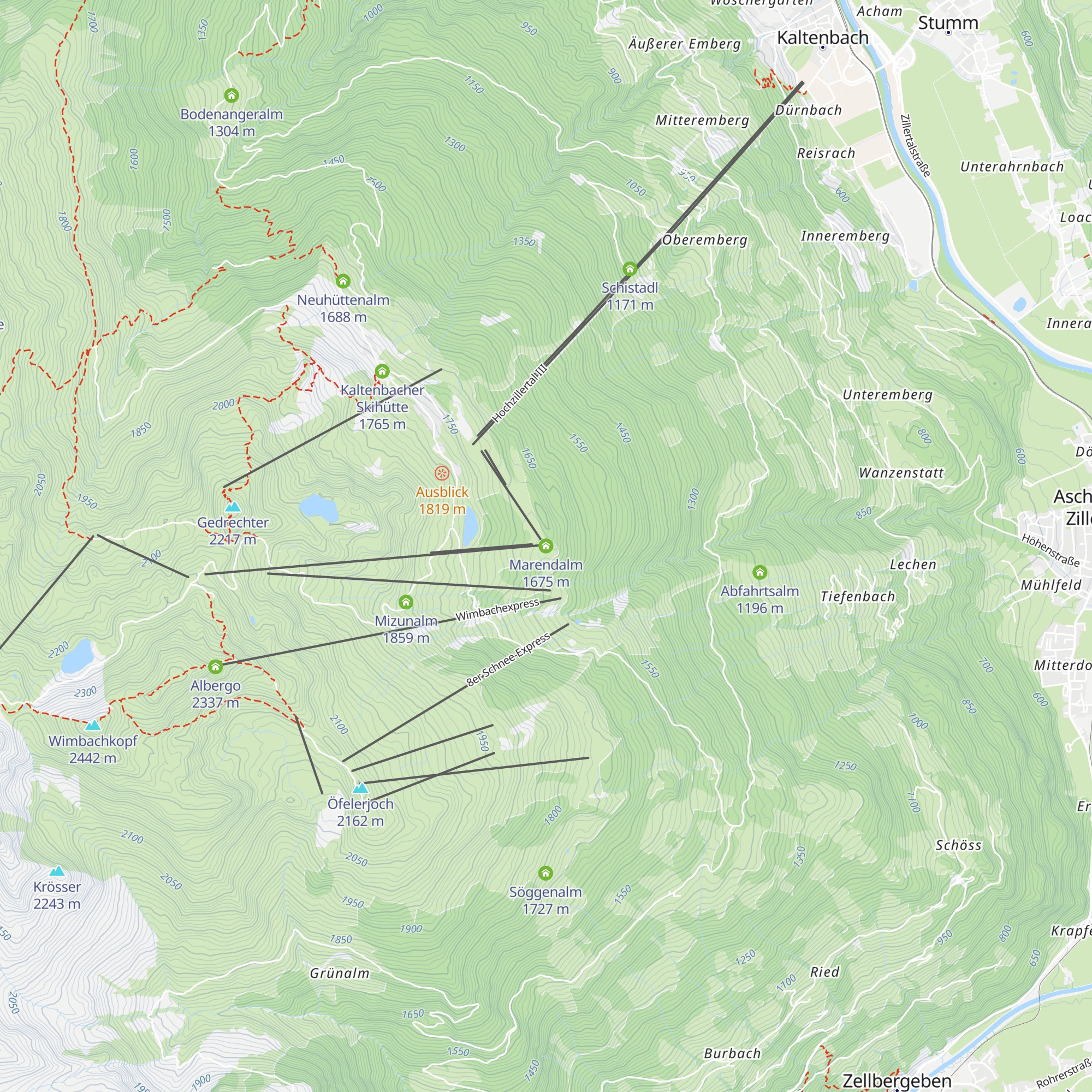 Marendalm map