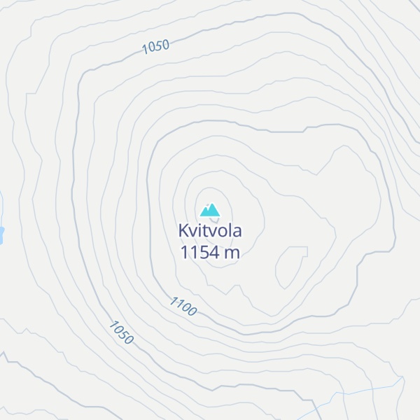 Map of Kvitvola