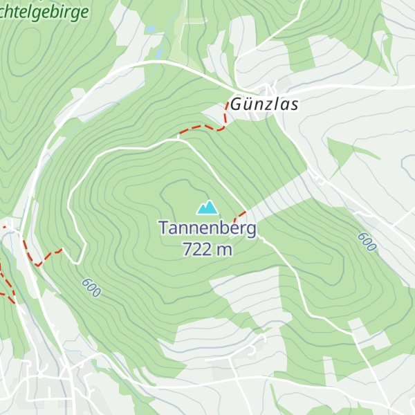 Map of Tannenberg