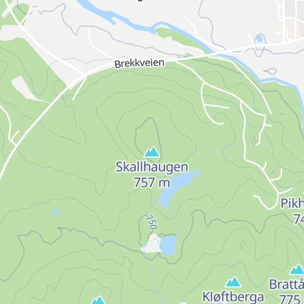 Map of Skallhaugen