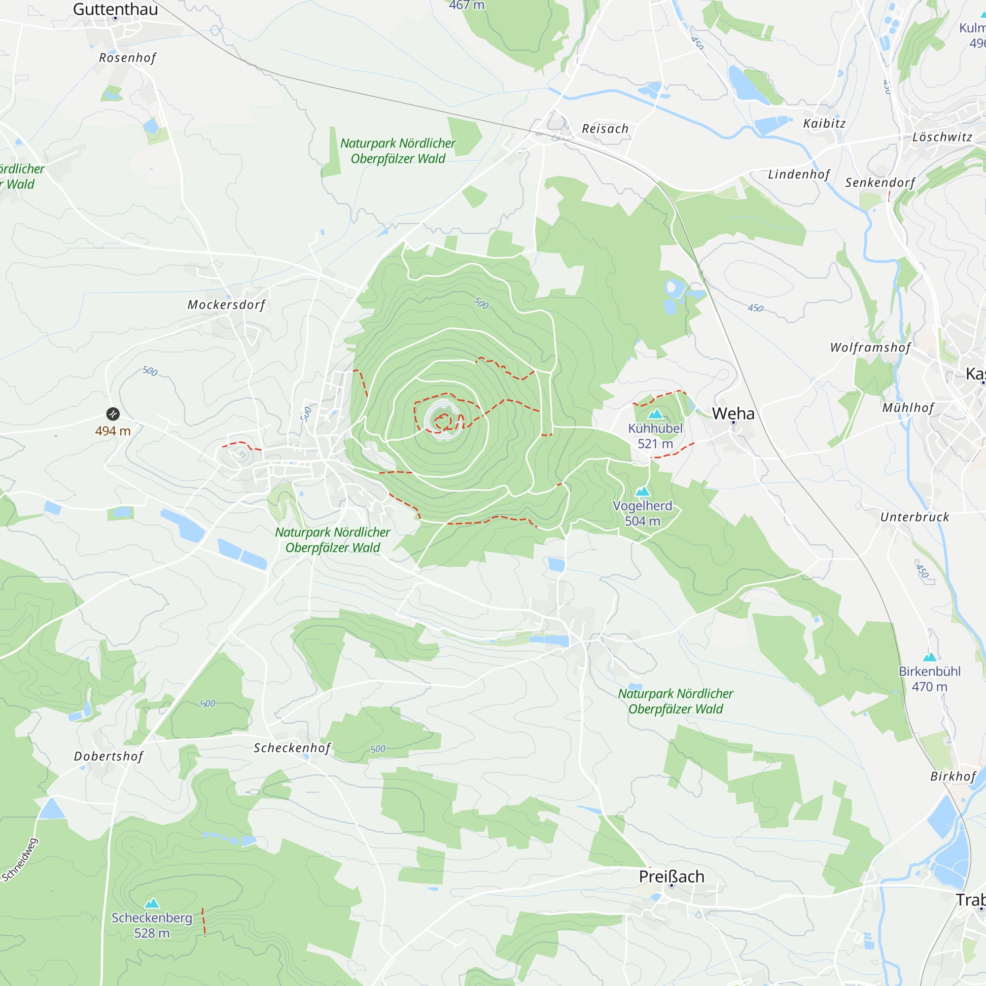 Kulmhütte map
