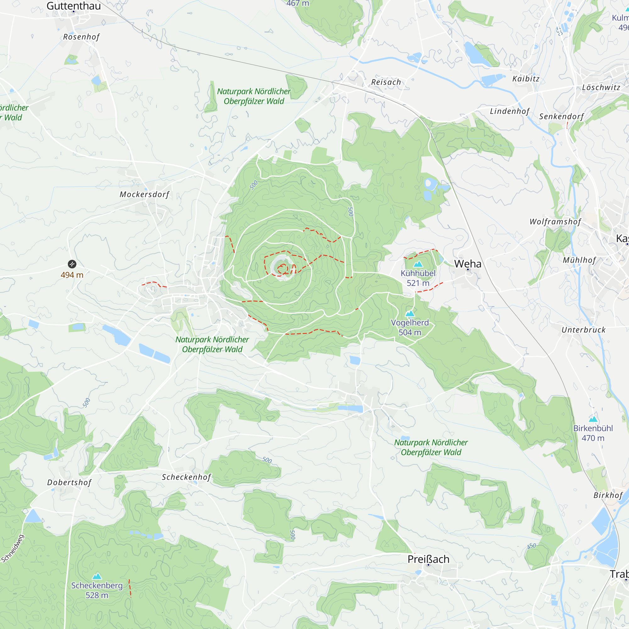 Kulmhütte map