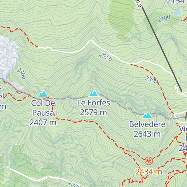 Map of Le Forfes