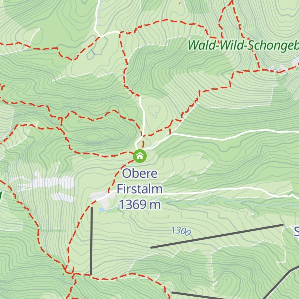 Map of DAV Hütte