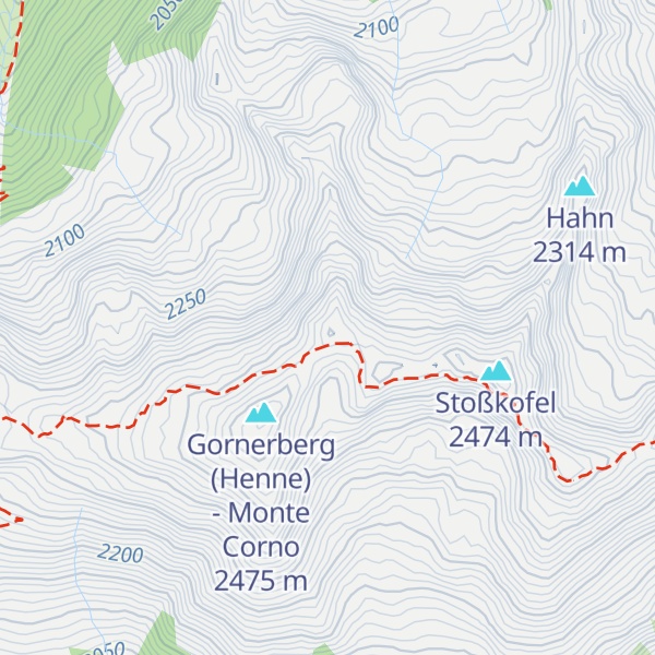 Map of Fadner - Gallina