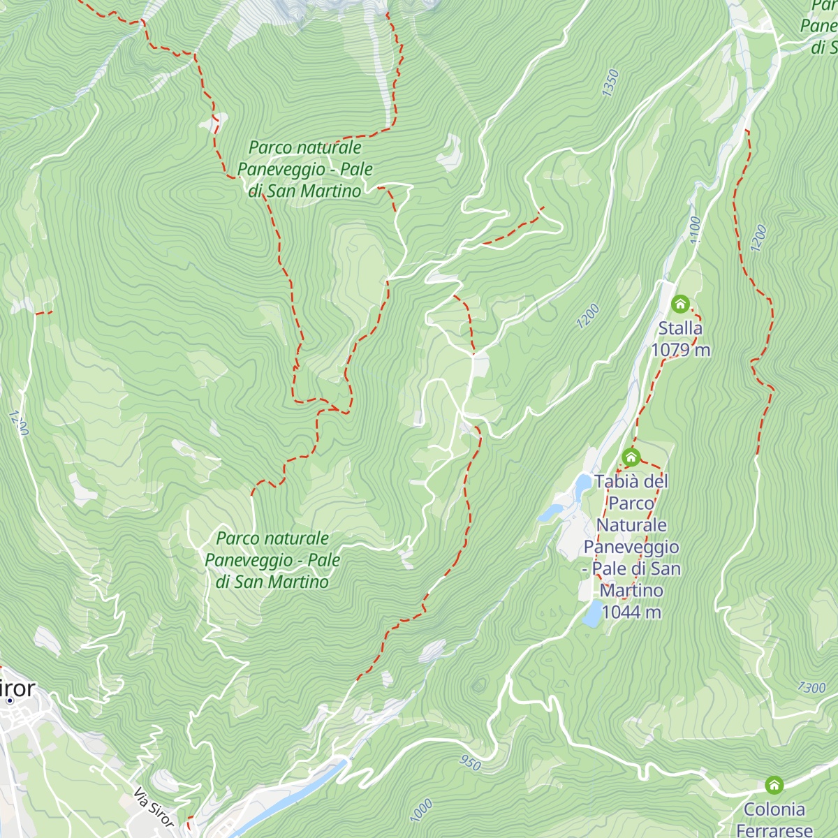 Chalet Piereni map