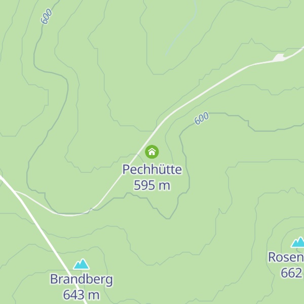 Map of Pechhütte