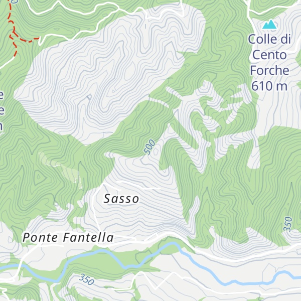 Map of Monte Uccello