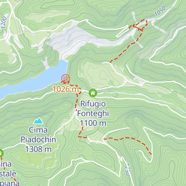 Map of Rifugio Fonteghi