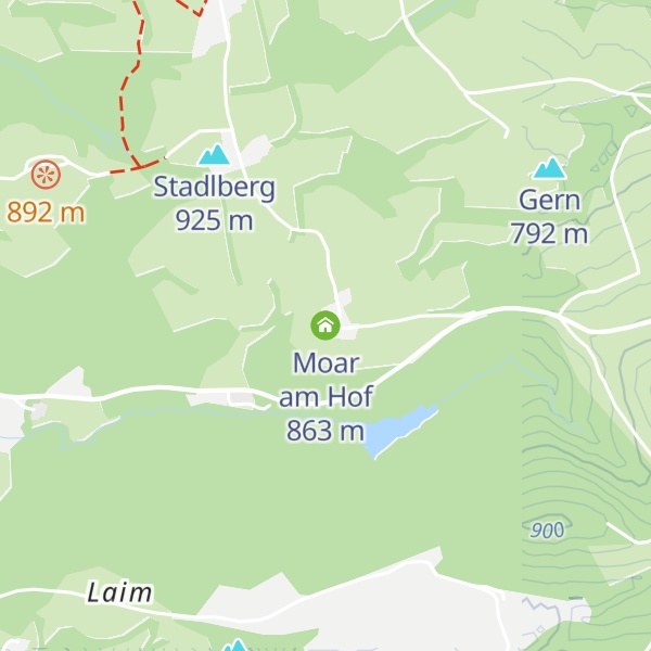 Map of Moar am Hof