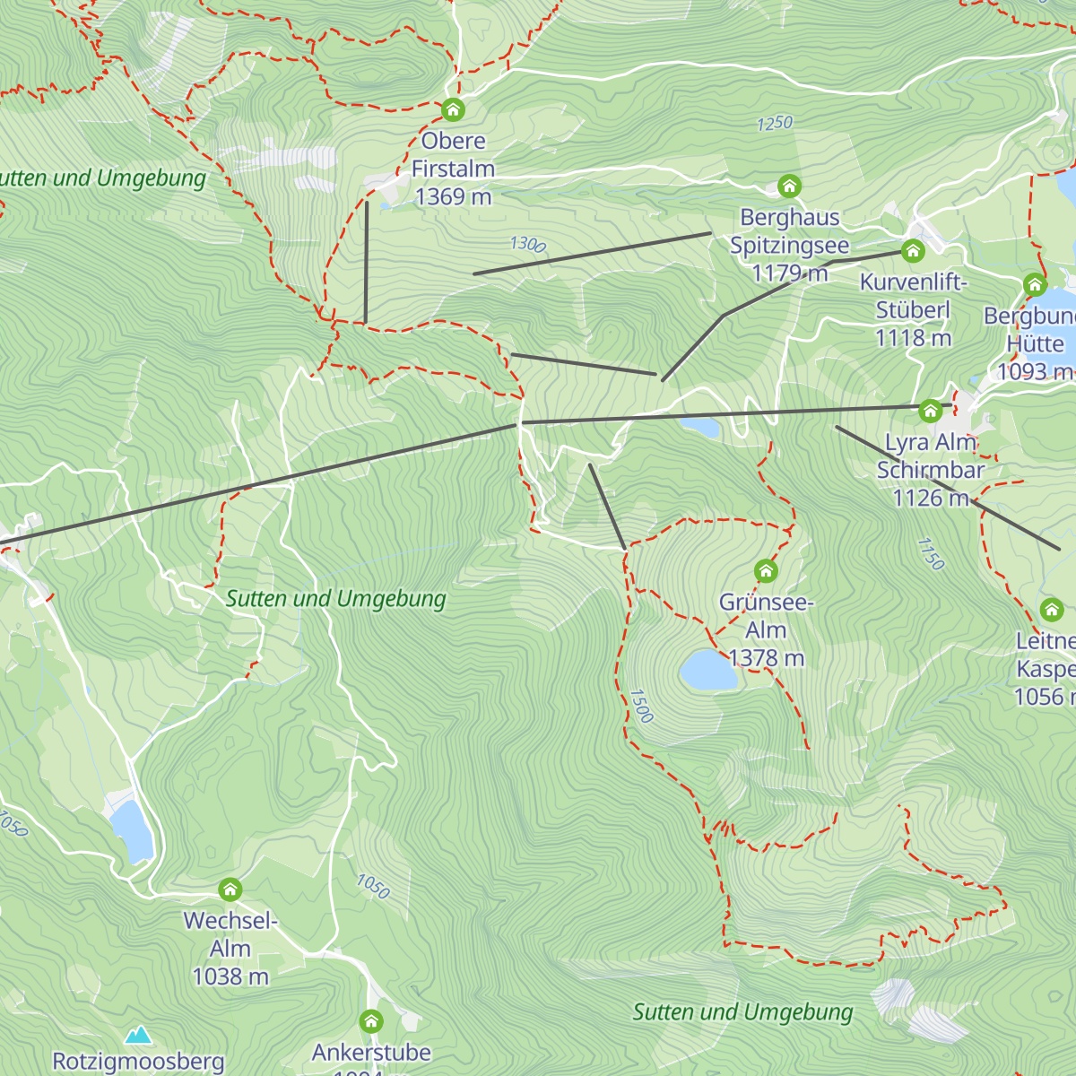 Stümpfling Alm map