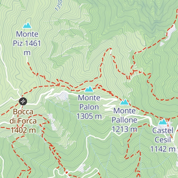 Map of Monte Palon