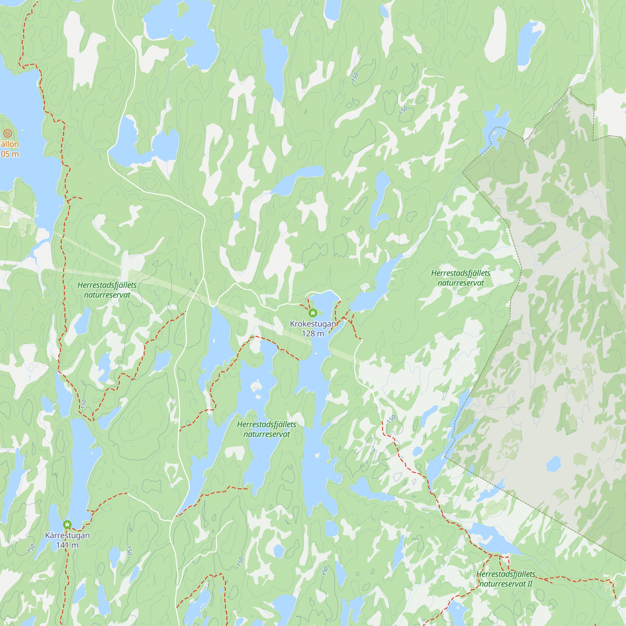 Krokestugan map