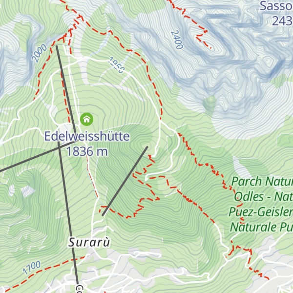 Map of Col Pradat