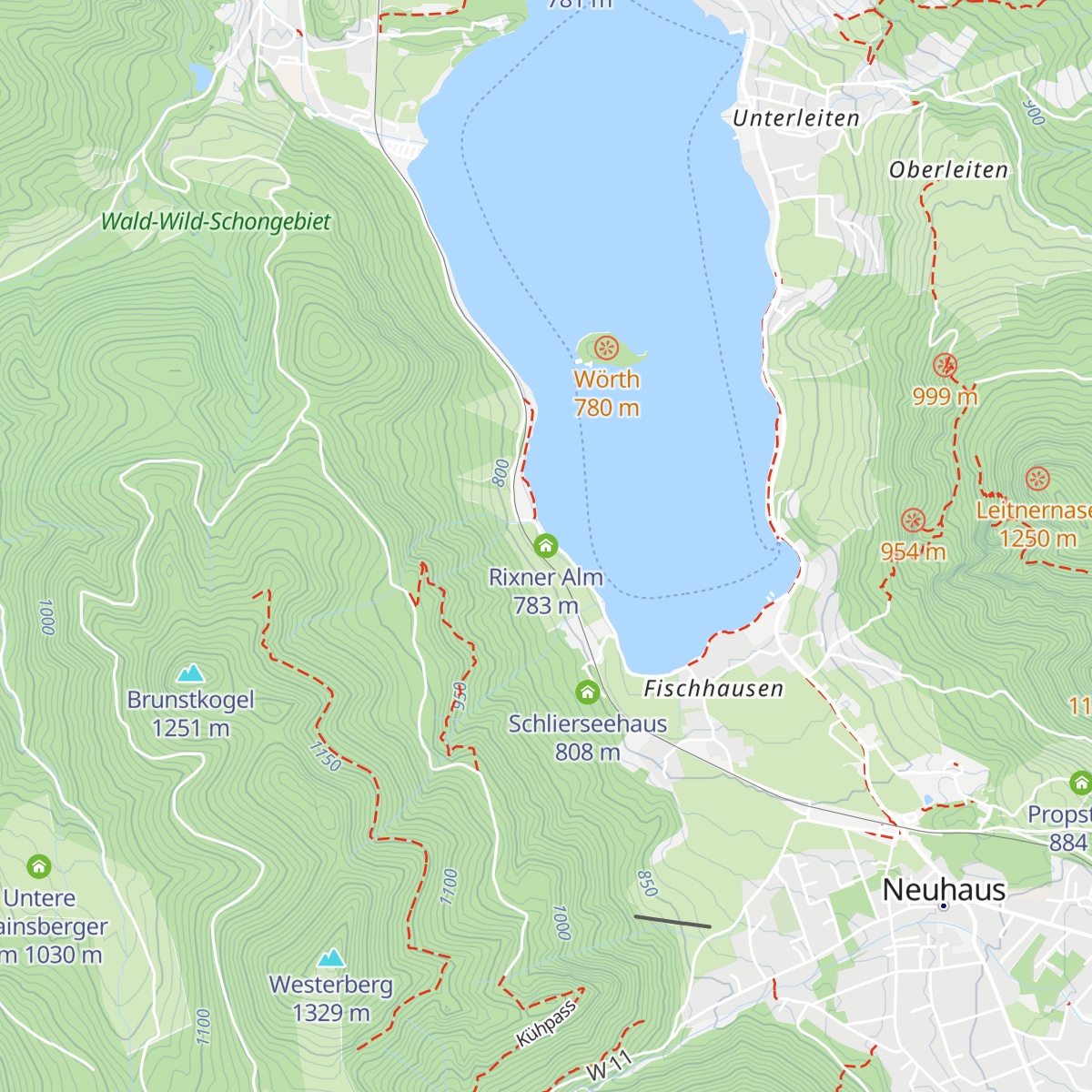 Rixner Alm map
