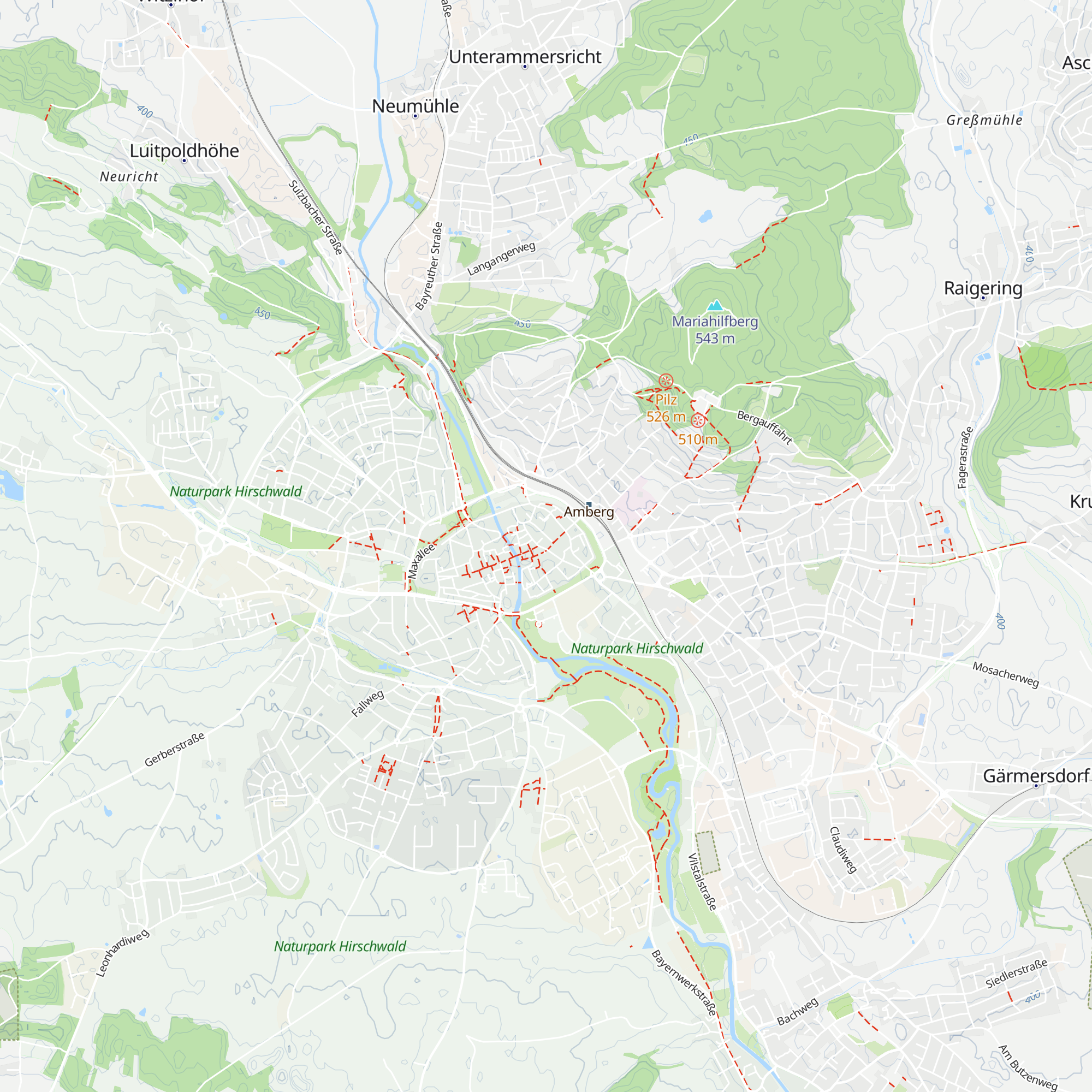 Tourist information map