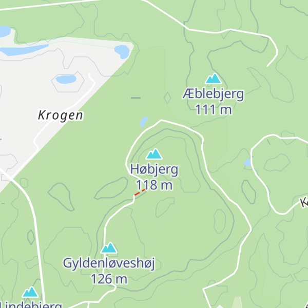 Map of Høbjerg