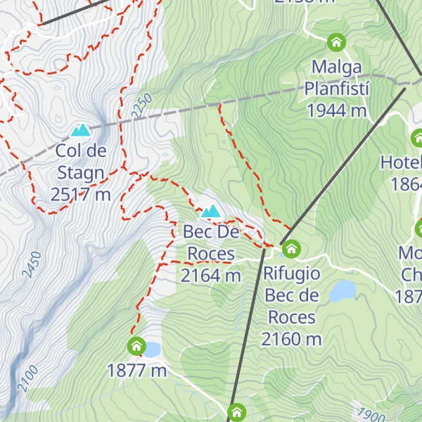 Map of Bec De Roces