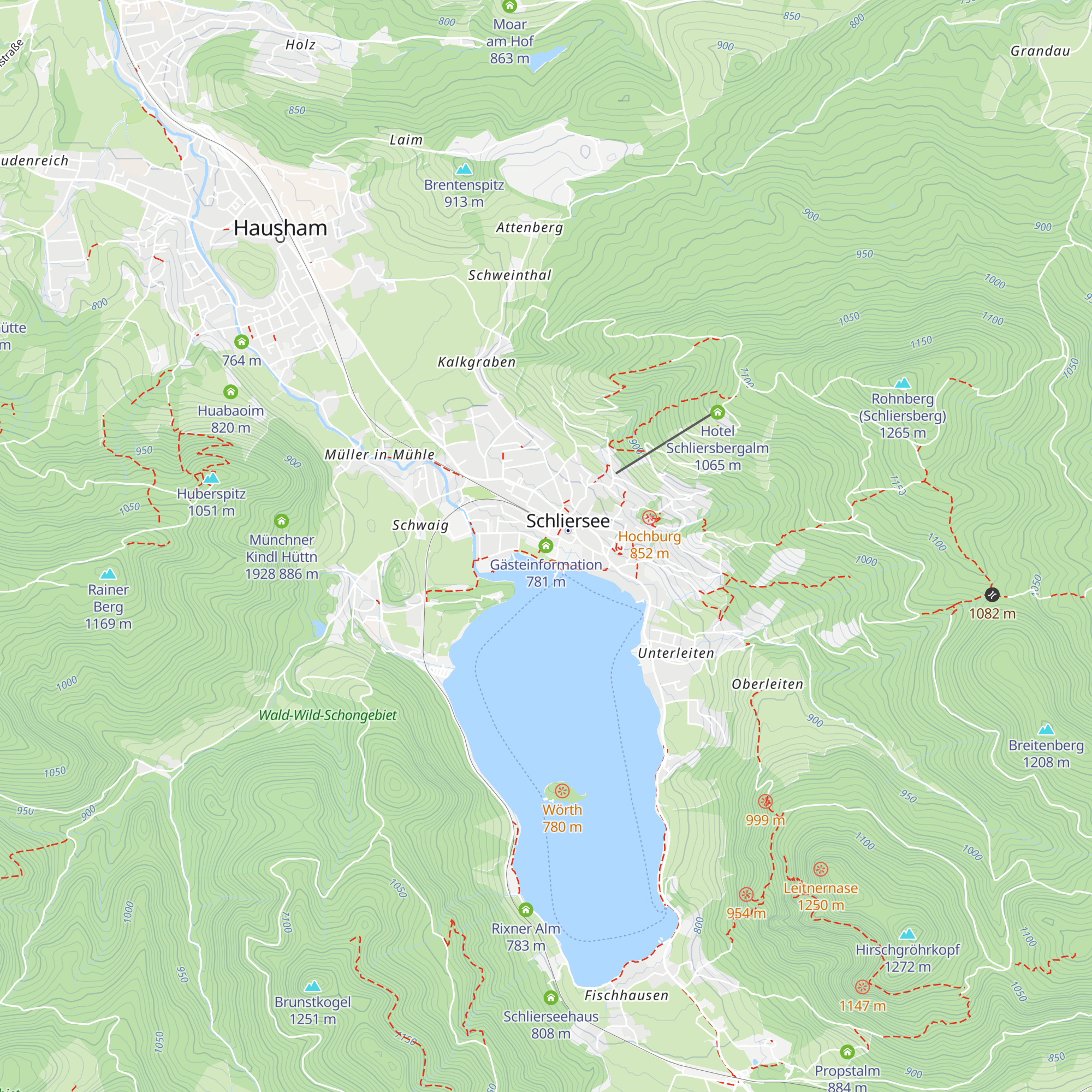 Gästeinformation map