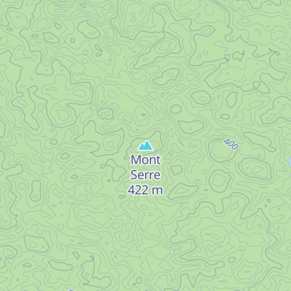 Map of Mont Serre