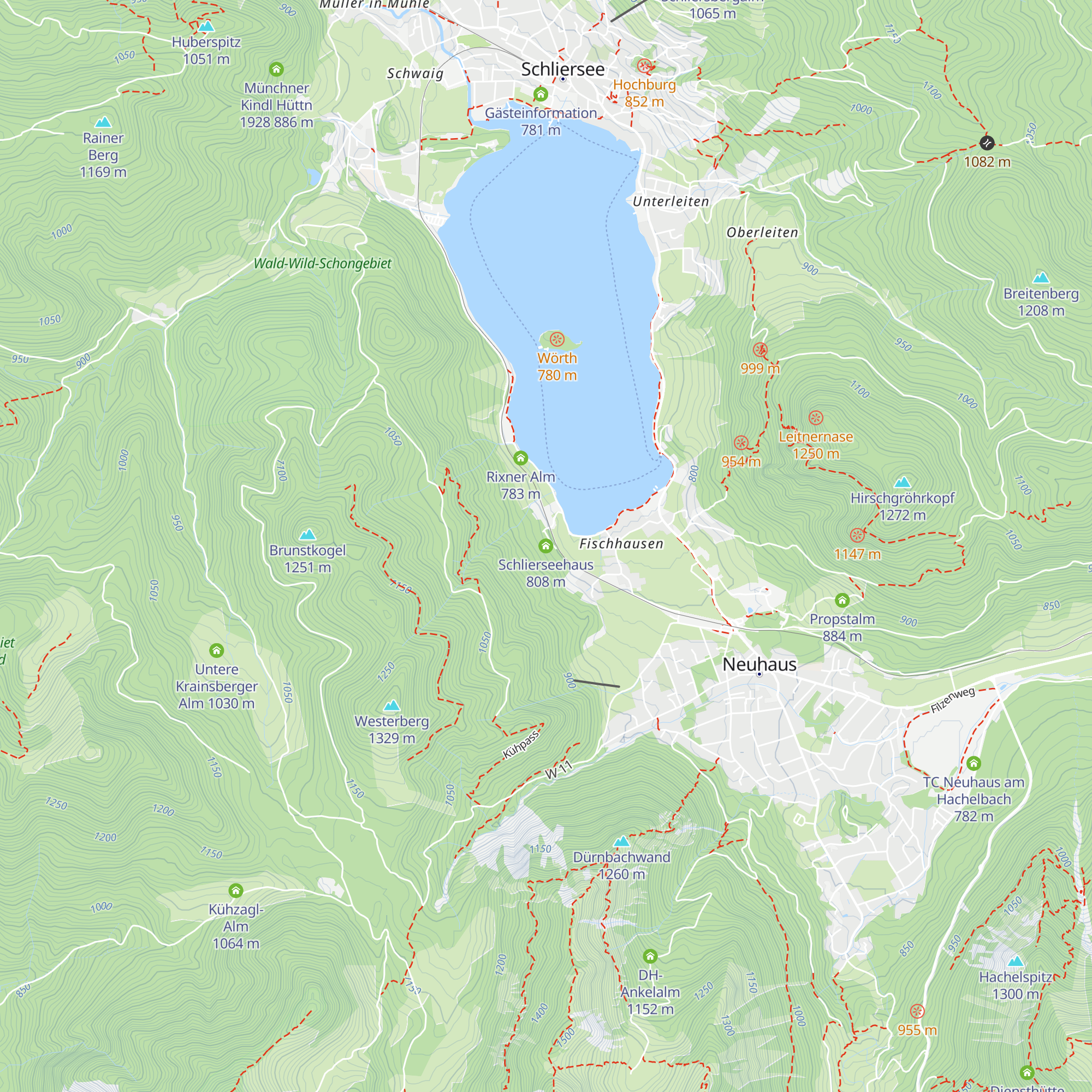 Schlierseehaus map
