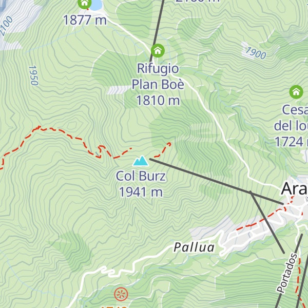Map of Rifugio Col de Burz