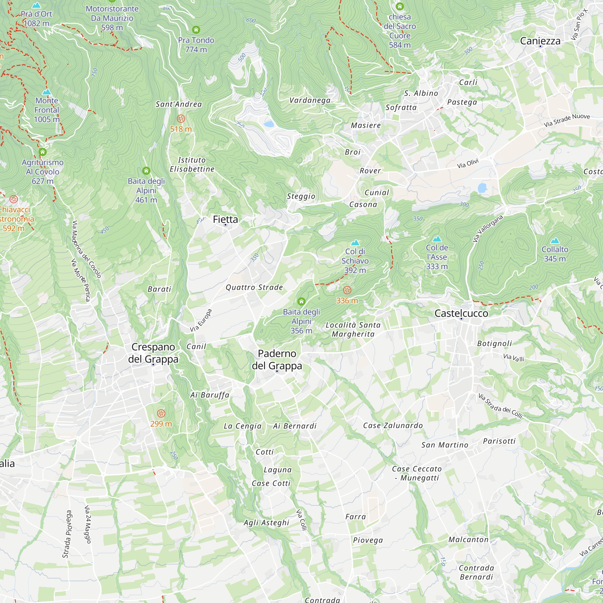 Baita degli Alpini map