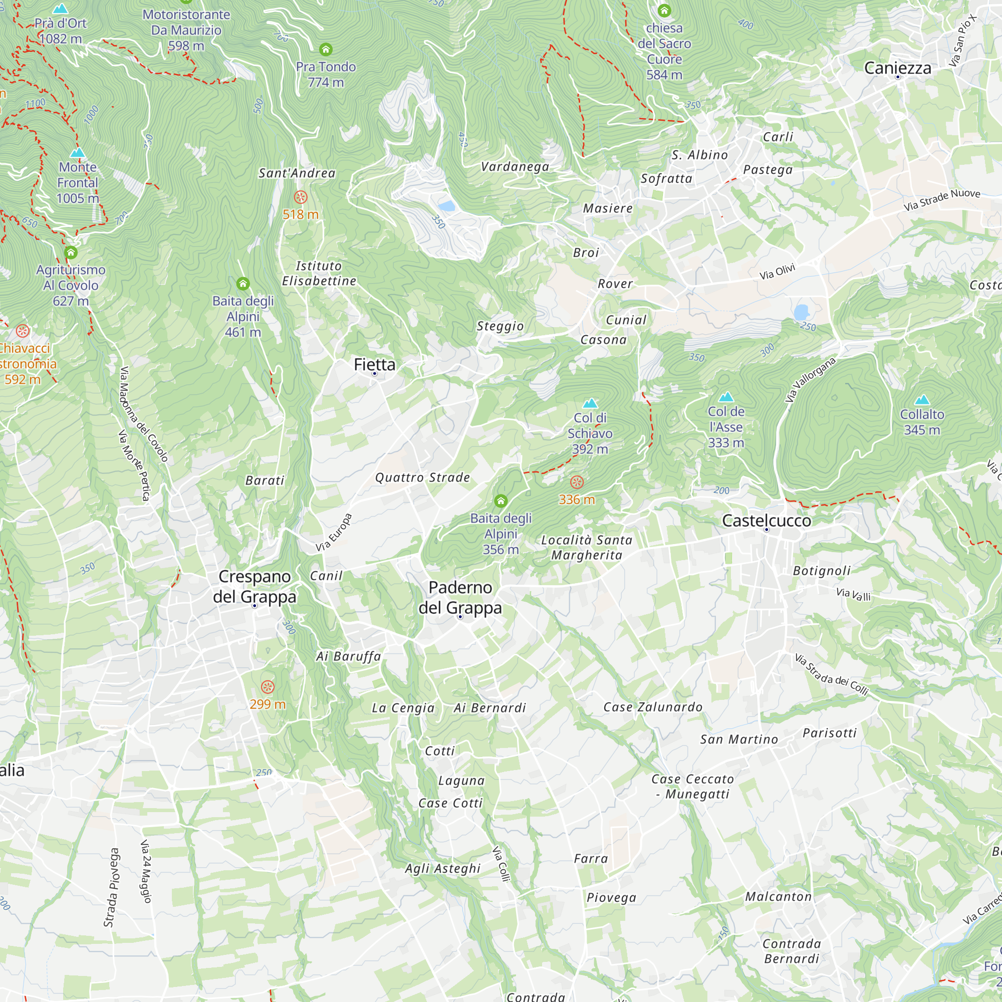Baita degli Alpini map