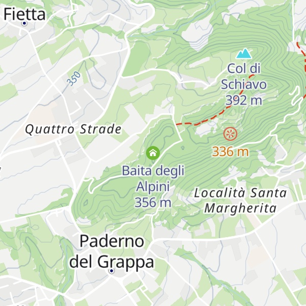 Map of Baita degli Alpini