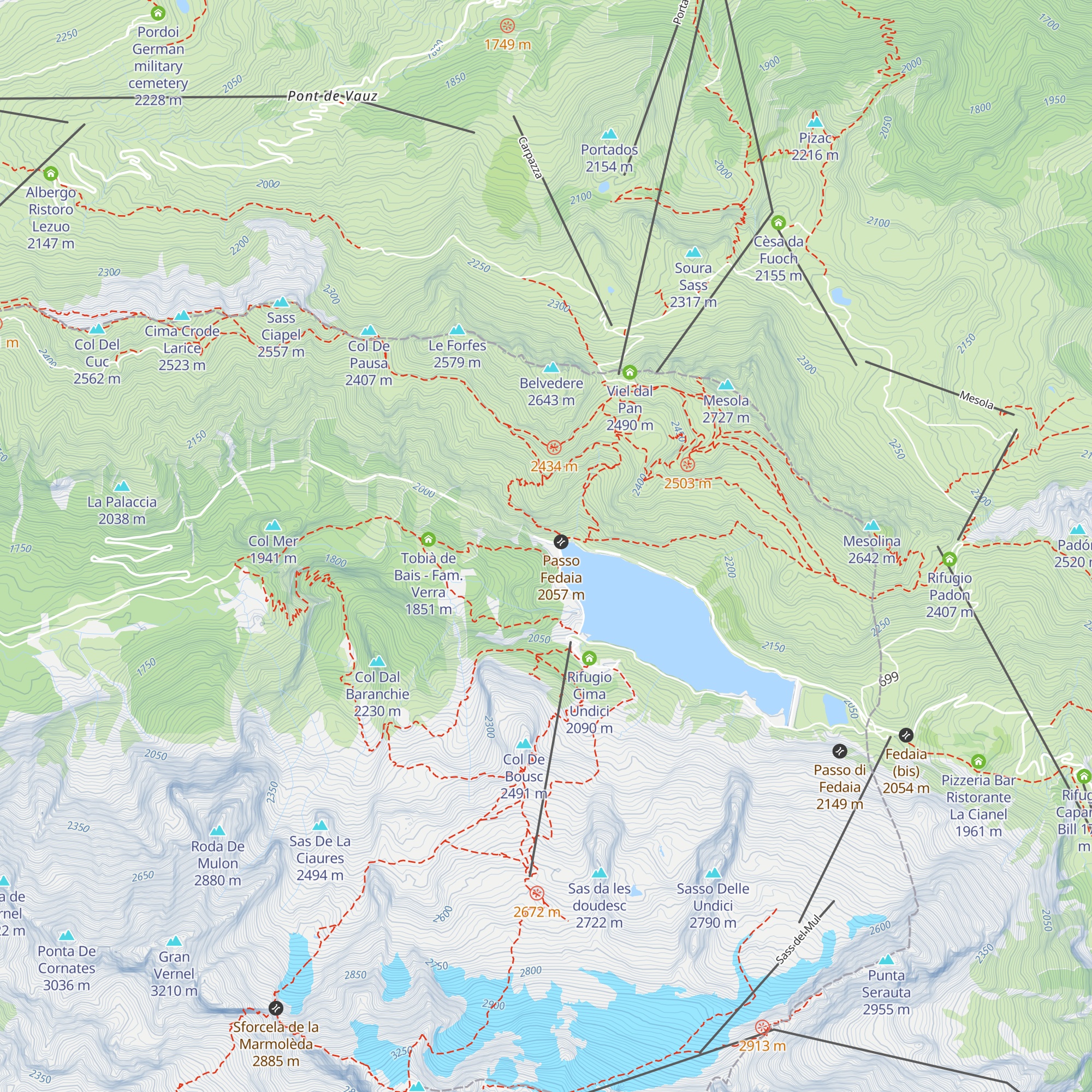 Col de Cuk map
