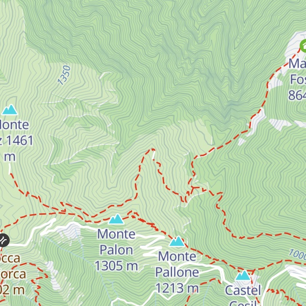 Map of Malga Barbeghera