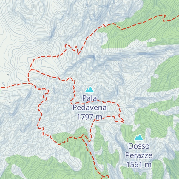 Map of Pala Pedavena