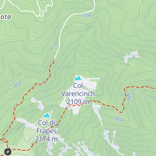 Map of Col Varencinch