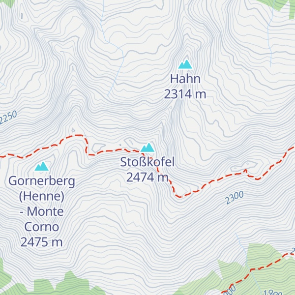 Map of Stoßkofel