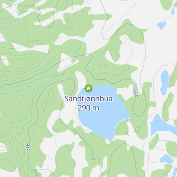 Map of Sandtjønnbua