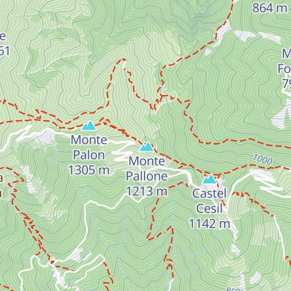 Map of Rifugio M. Pallon