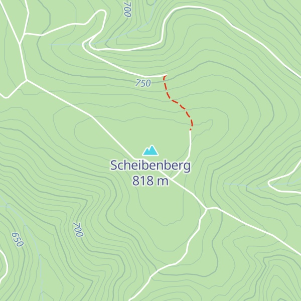 Map of Scheibenberg