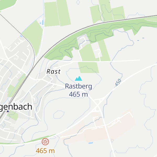 Map of Rastberg