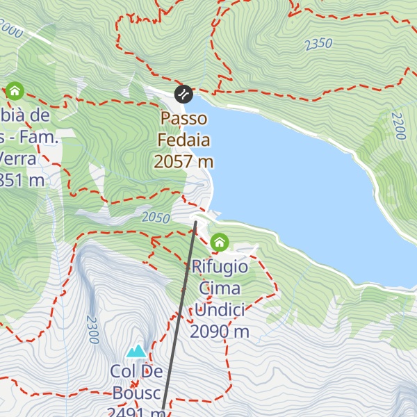 Map of Cabina Diga