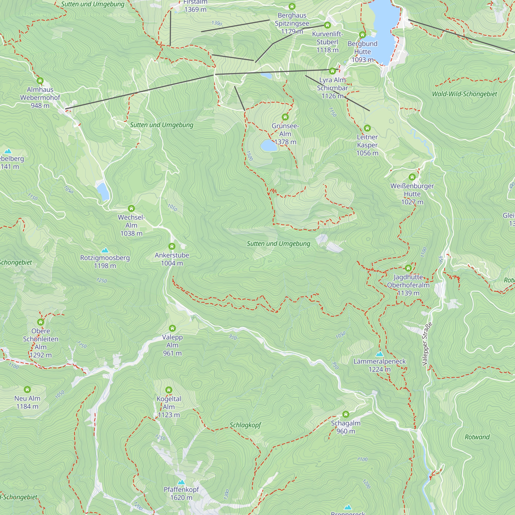 Stolzenalm map