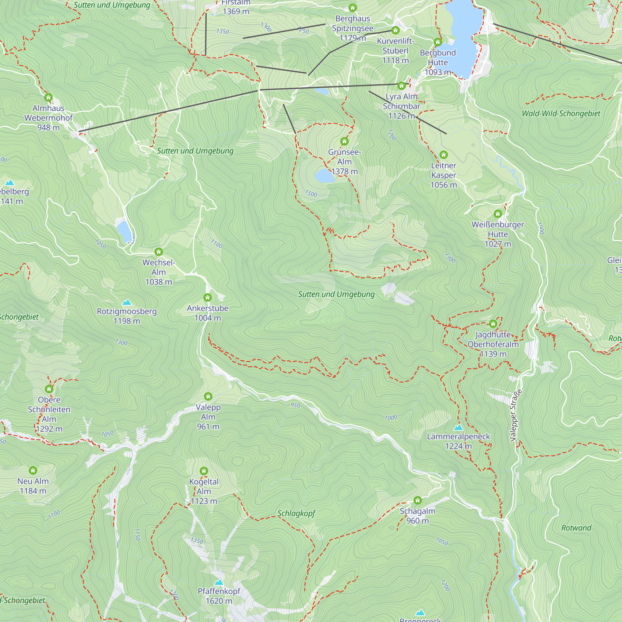 Stolzenalm map