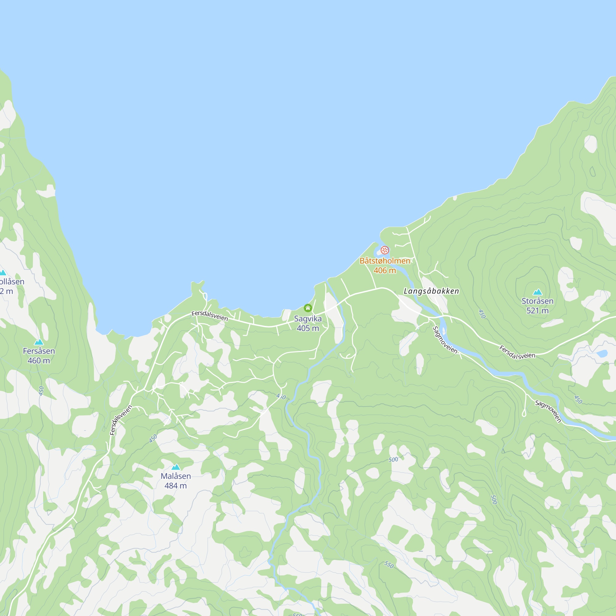Sagvika map