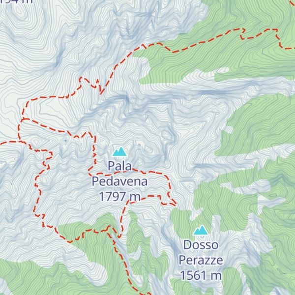 Map of Monte Alpino