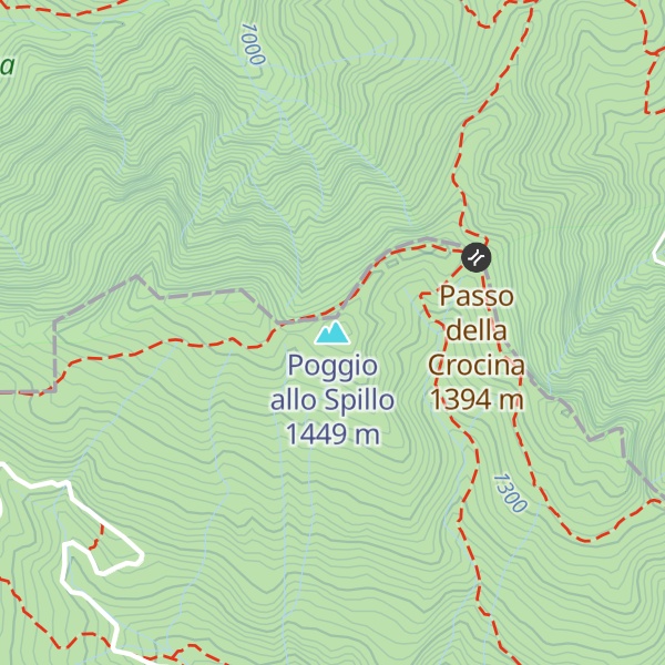 Map of Poggio allo Spillo