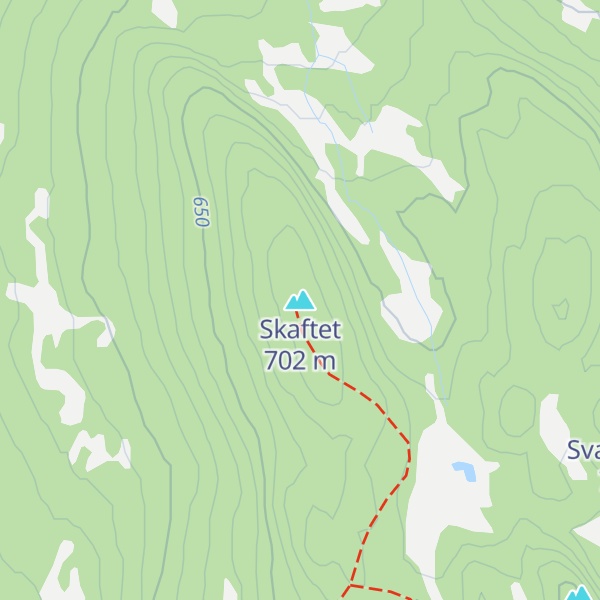 Map of Skaftet