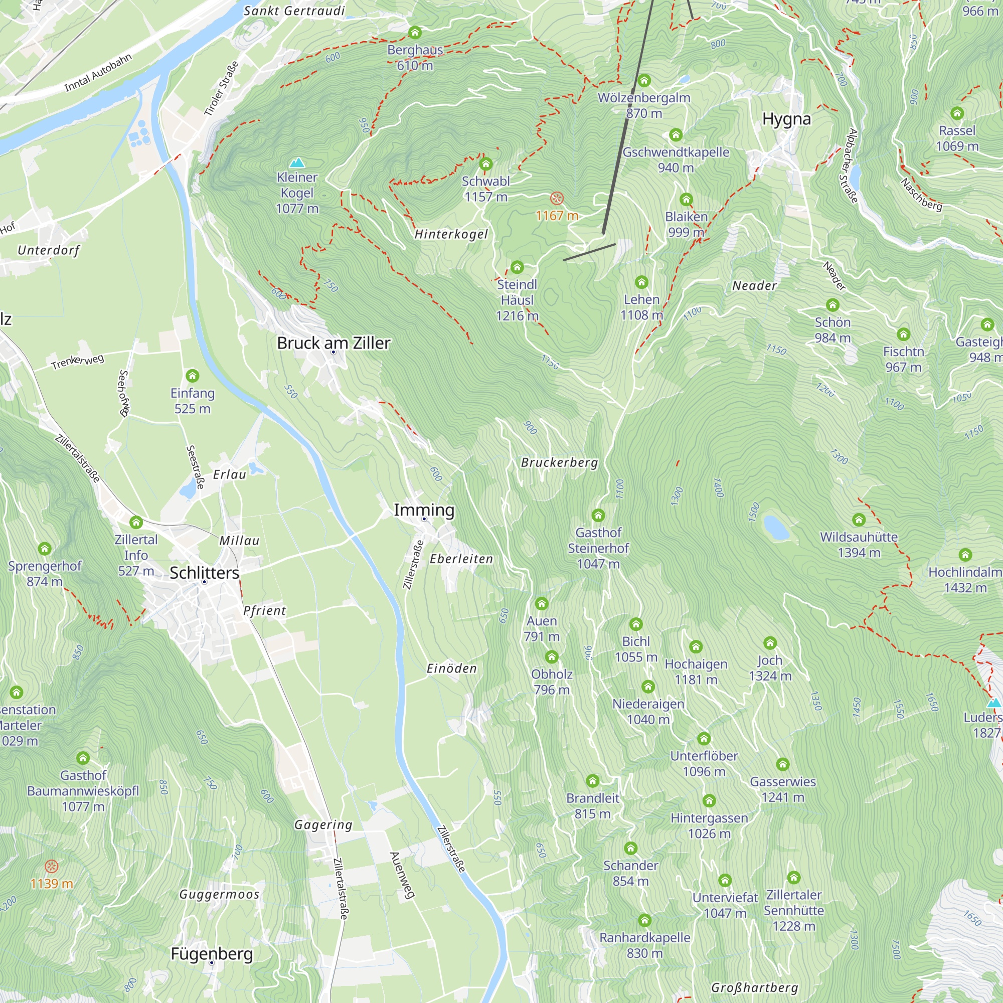 Unterkranebitten map