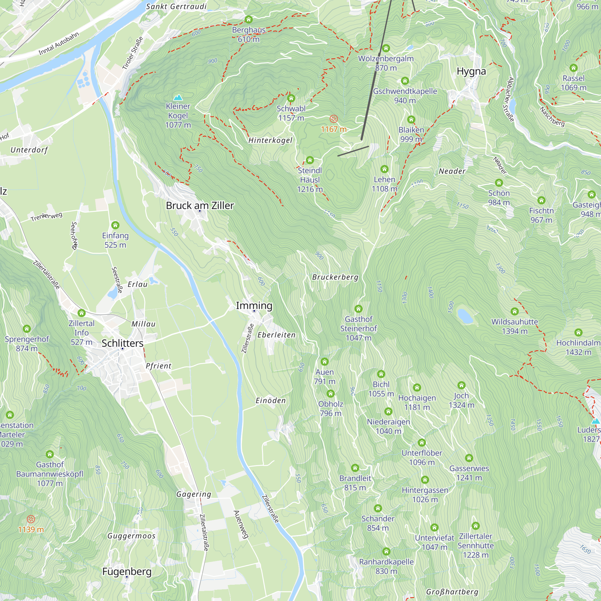Unterkranebitten map