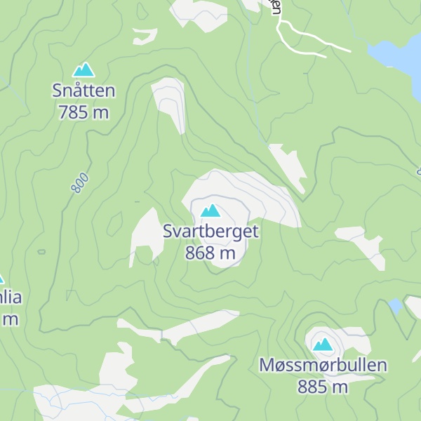 Map of Svartberget