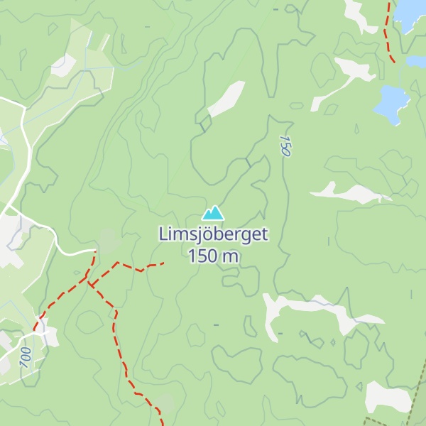 Map of Limsjöberget